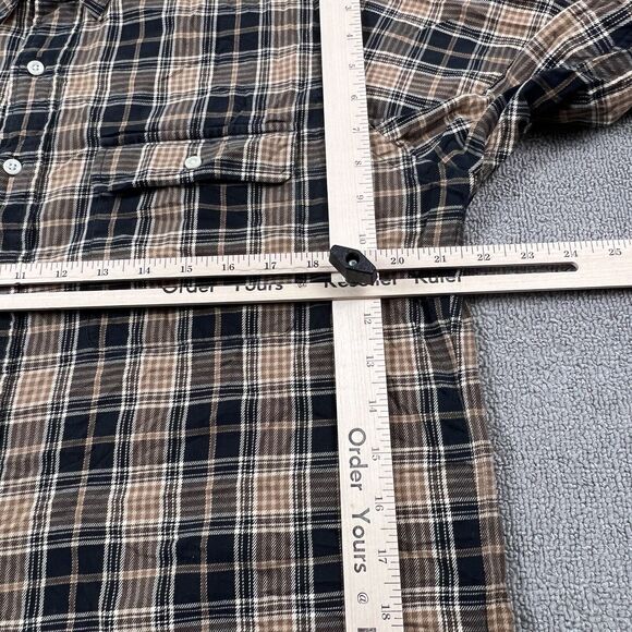 Ralph Lauren Polo Shirt Adult Medium Plaid Button Up Flannel Whitfield Men's - Picture 11 of 13